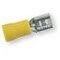 Isolierter Verbinder 6,3x0,8 mm gelb